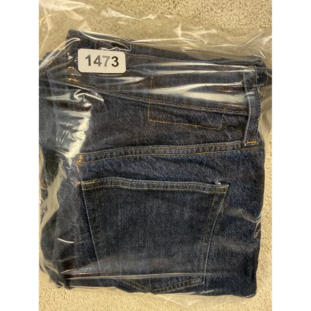 NWOT J. CREW '96 Flare Button Fly Women's Sz 26 (actual 26x30) Blue Jeans #1472